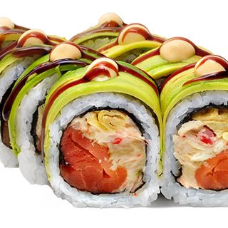 Рол з лососем та авокадо (280г)