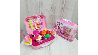 Игровой кухонный набор в чемодане 26 деталей