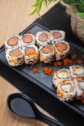 Maki Inversé Double Saumon