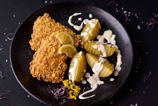 File de pastrav in fulgi de porumb