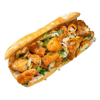 Чабата Атом с три вида риба