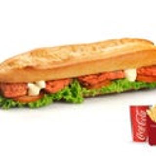 Tikka baguette menù