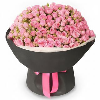 51 кущова рожева троянда