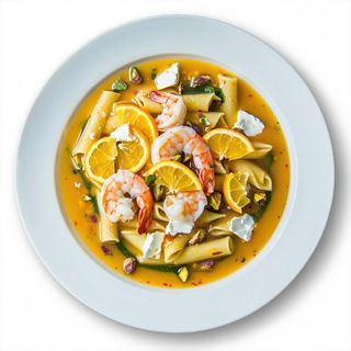 PACCHERO CON CREMA DI PISTACCHIO