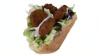 Vege buła mega