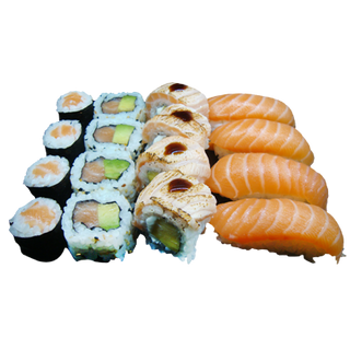 Salmón selección (16 pzs.)