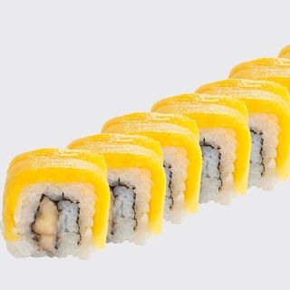 Rollo de platano frito con mango