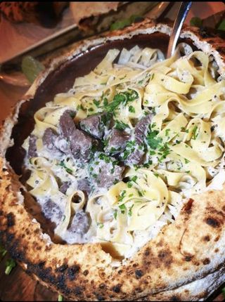 Pappardelle con Solomillo