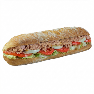 Bocadillo Vegetal Con Atún