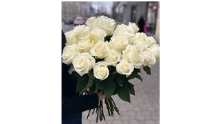 Biała róża (od 3 sztuk)