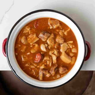 Callos con pata y morro a la moda de Oviedo