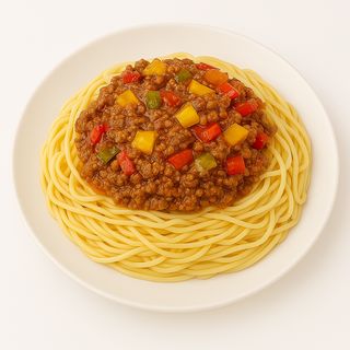 Spaghetti Viande Hachée + Pain