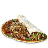 Lahmacun Con Carne Kebab Y Ensalada