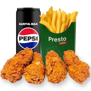  Meniu Aripioare crispy picante 200g