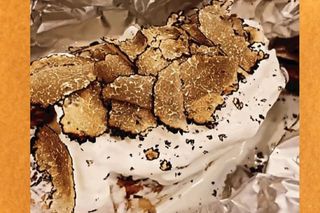 Pollo tartufo nero e stracciatella mezzo pollo 600gr