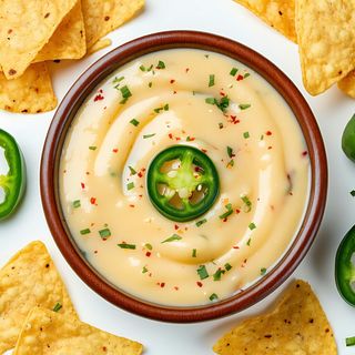 Sos cheddar cu jalapeño