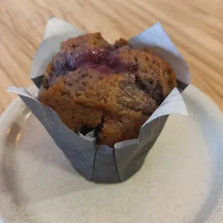 Muffin de Framboesa e Mirtilo