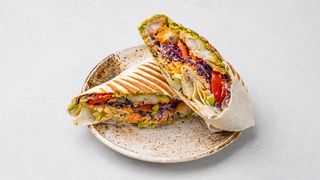 Pepper Shrimp Wrap
