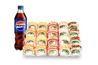 Філадельфія Комбо 2.5 + Pepsi 500мл *