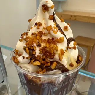 Yogurt grande con salse