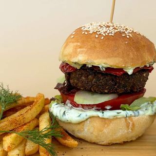 ფალაფელის ბურგერი Falafel burger