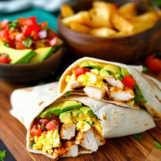 Chicken and Egg Wrap Combo