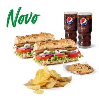 2x Menus Hambúrger Vegan 15cm (iguais)