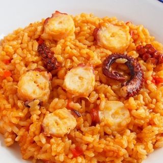 Paella de pulpo