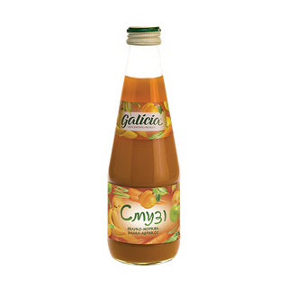 Смузі Galicia Ябл-Морк-Банан-Абр 0,3л