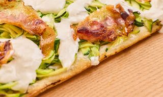 Zucchine, Guanciale e Stracciatella Sabelli