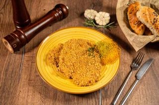 Șnițel de porc crocant