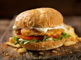 Burger de pui simplu