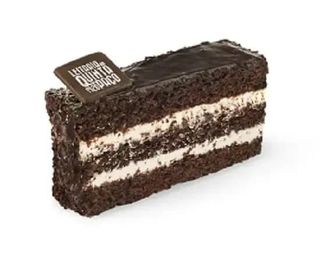Fatia Bolo de Chocolate e Chantilly