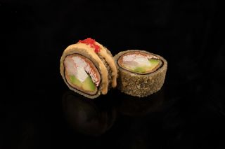 Теплий рол з лососем без рису (300г/8шт)