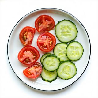 Гарнитура от пресни зеленчуци