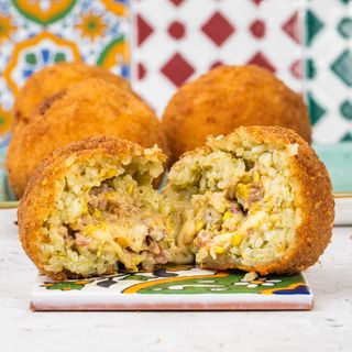 Arancino salsiccia funghi 