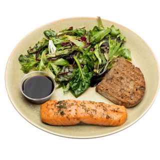 Salmon ponzu al grill