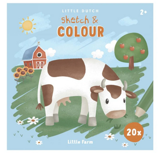 Libro da colorare - little farm