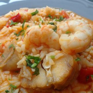 Arroz de Tamboril e Gambas + Sopa 