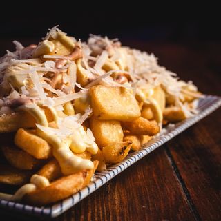 Patatas Fritas Con Parmesano