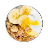 Гръцки йогурт с банан и мед (200г)