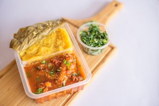 Chicken Stew & Matoke