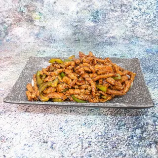 Ternera Con Pimientos Verdes