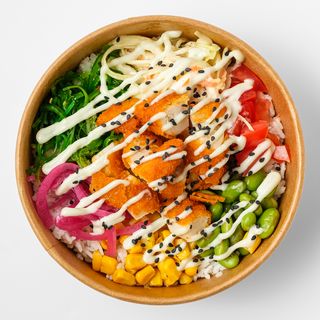 Crispy chicken bowl