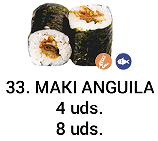 29. Maki De Anguila (4 Uds.)