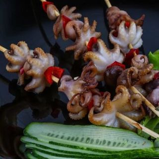 რვაფეხა გრილზე