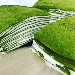 Millecrepes al matcha 