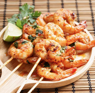 Brochetas De Langostinos  (2 Uds.)