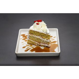 White Forest Cake Slice