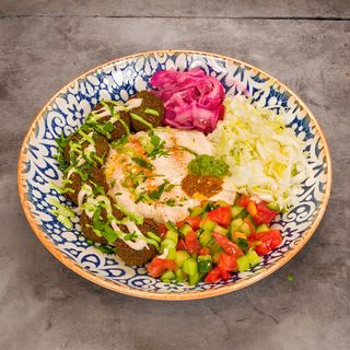 Порция с фалафели постно*